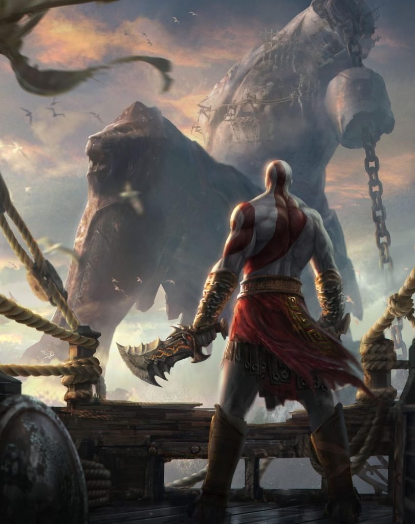 HD wallpaper god of war artwork chains blades kratos : WallpapersUpdate ...