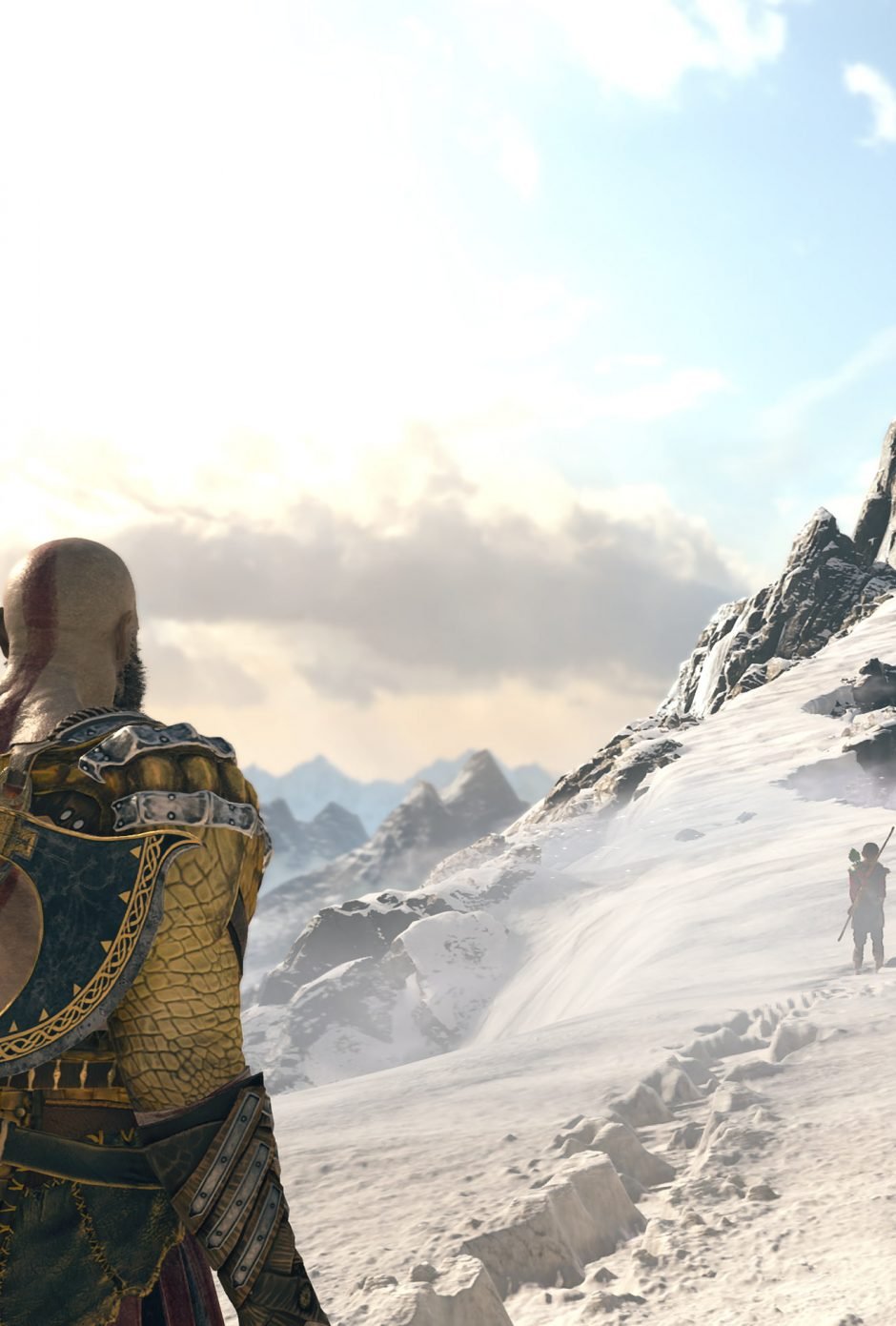 HD wallpaper God of War Kratos and Atreus for phone - WallpapersUpdate