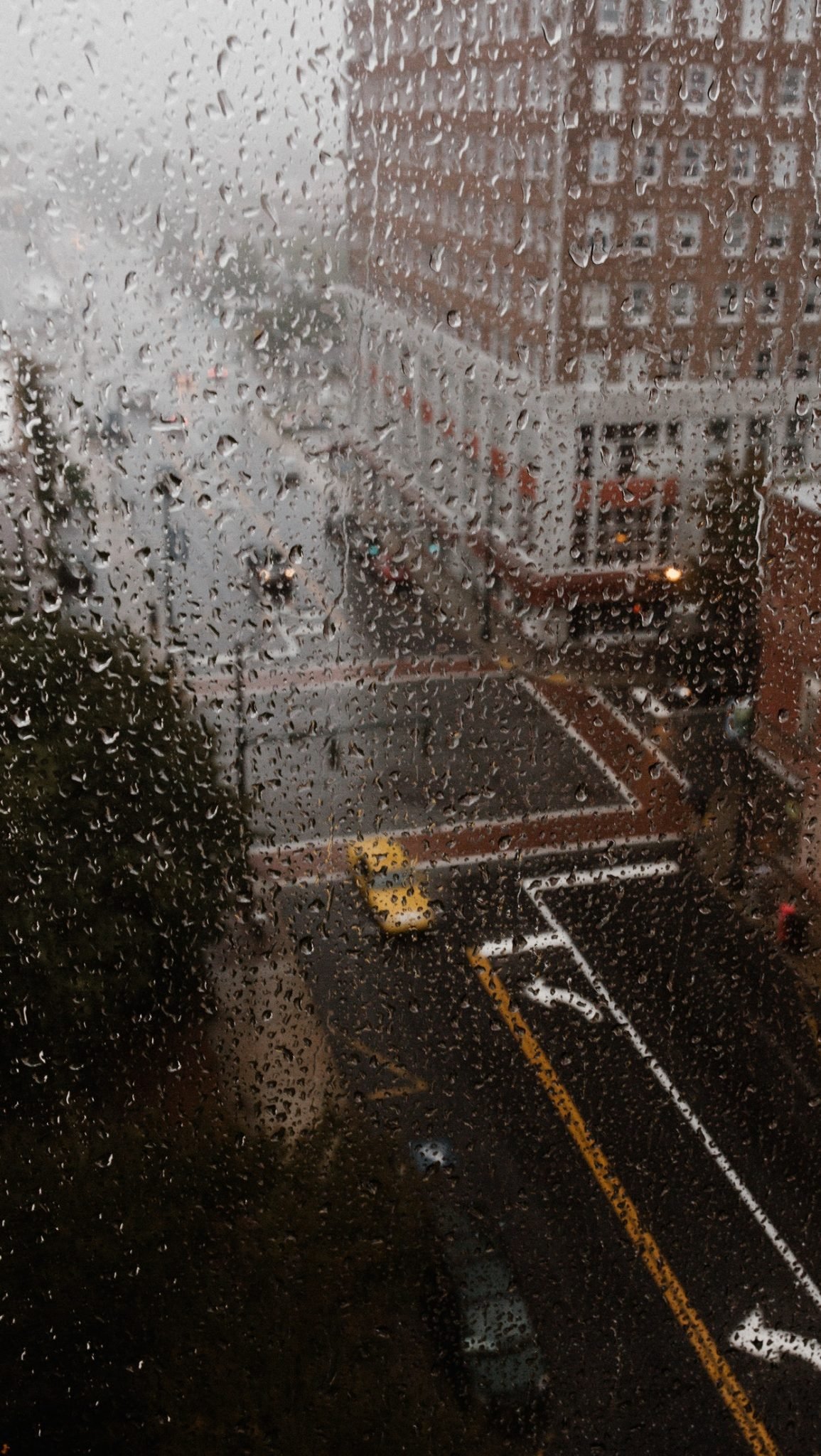 Wallpaper of water drops on glass - WallpapersUpdate