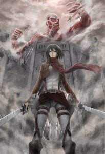shingeki no kyojin mikasa ackerman wallpaper preview