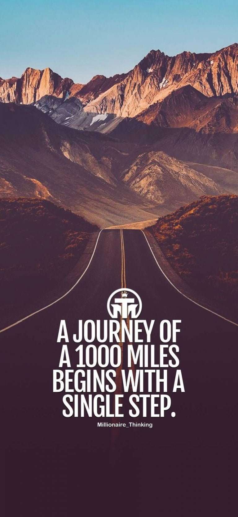 A Journey Of 1000 Miles iPhone Wallpaper