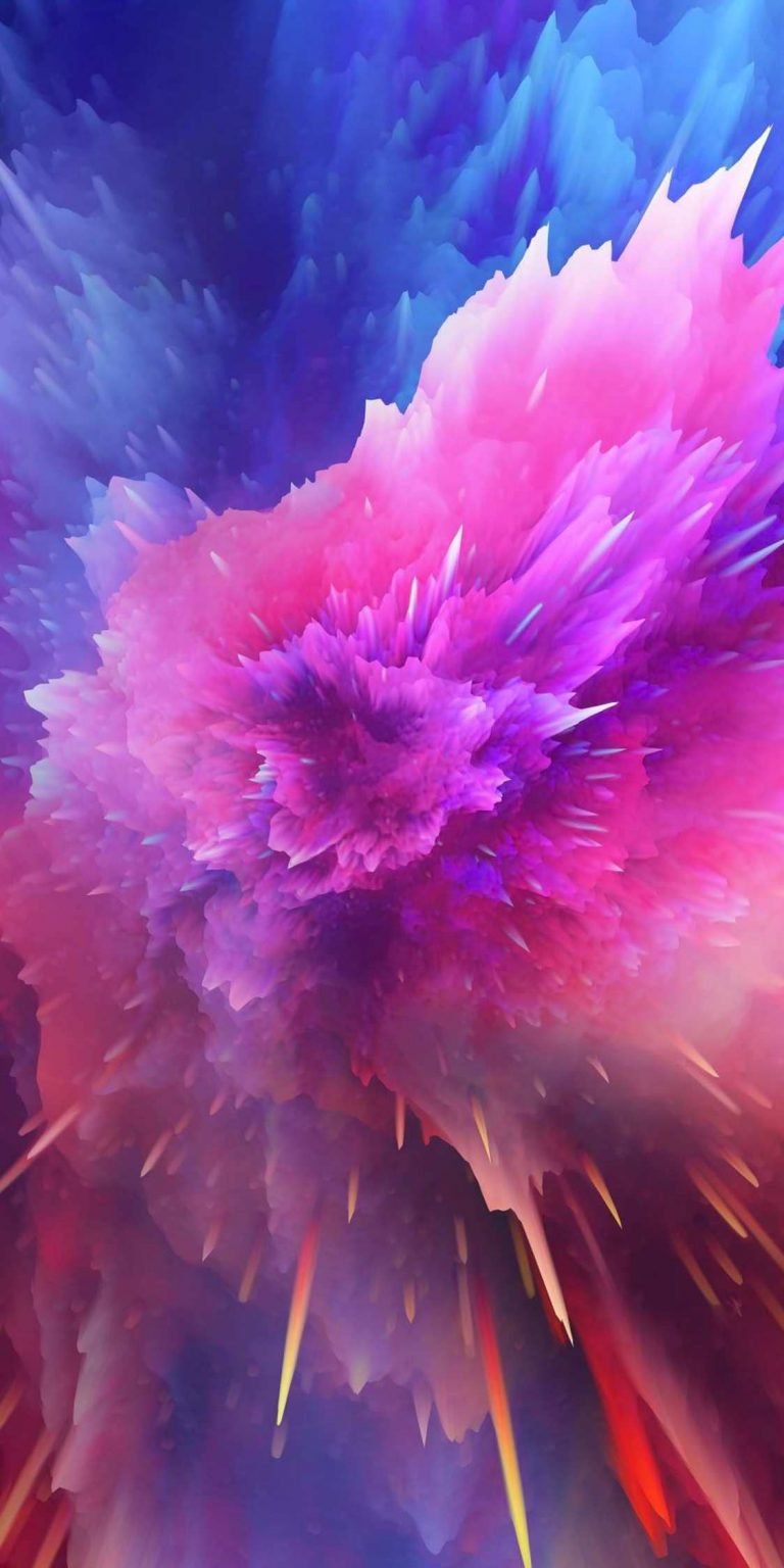 Abstract Color Smoke iPhone Wallpaper