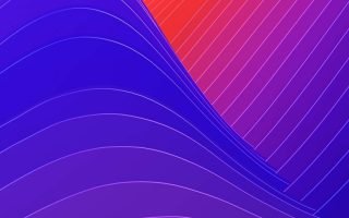 Abstract Color waves iPhone Wallpaper