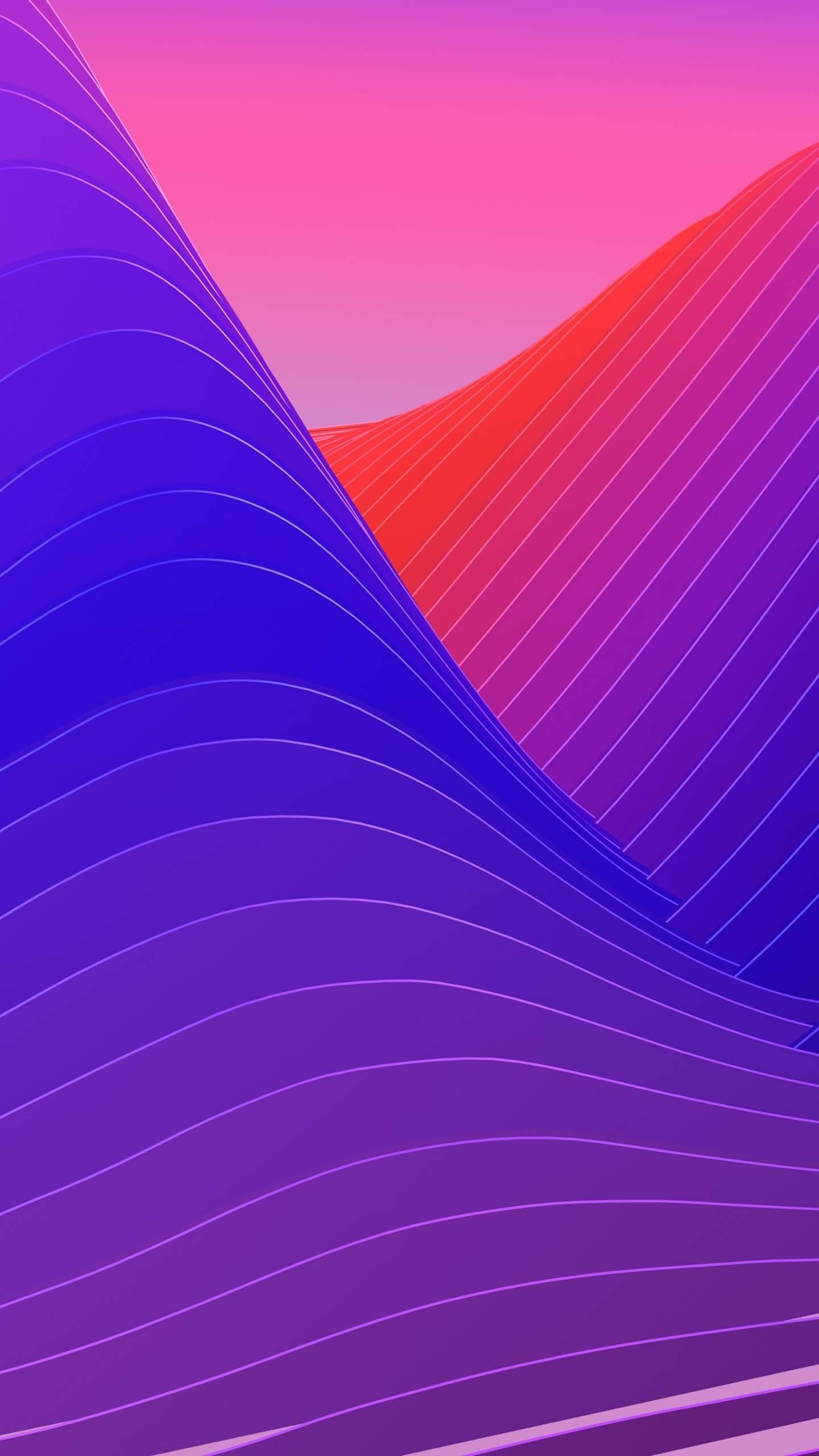 Abstract Color waves iPhone Wallpaper