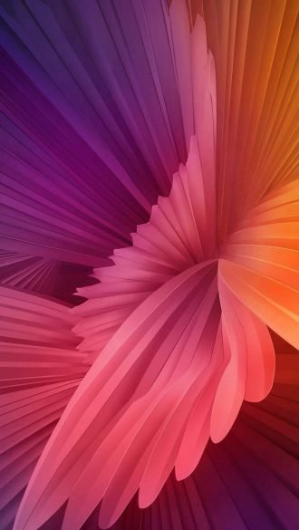 Abstract Colors Flower iPhone Wallpaper