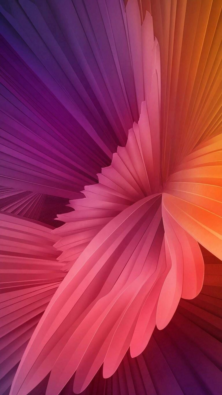 Abstract Colors Flower iPhone Wallpaper