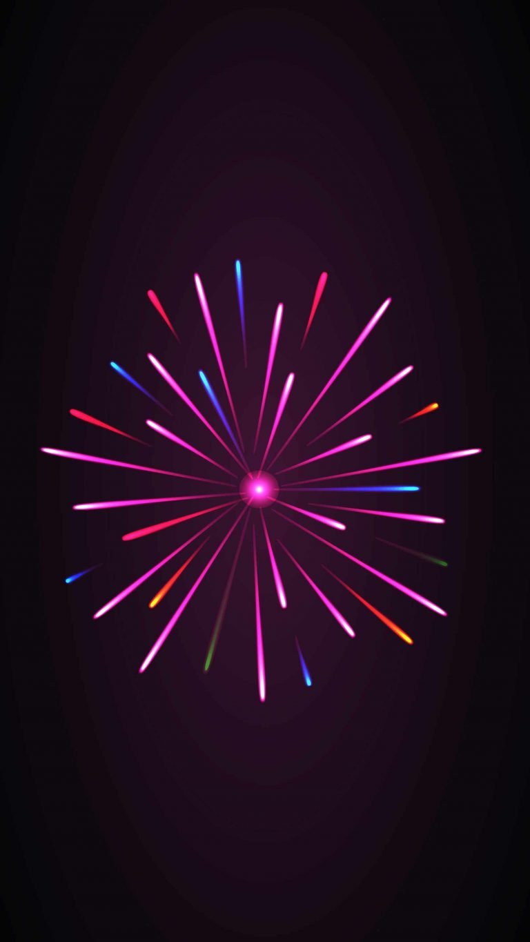 Abstract Fireworks iPhone Wallpaper scaled