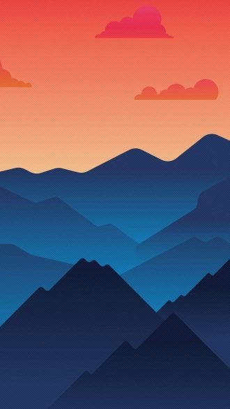 Abstract Hills iPhone Wallpaper