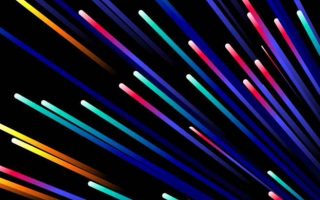 Abstract Optical Fiber Cables iPhone Wallpaper