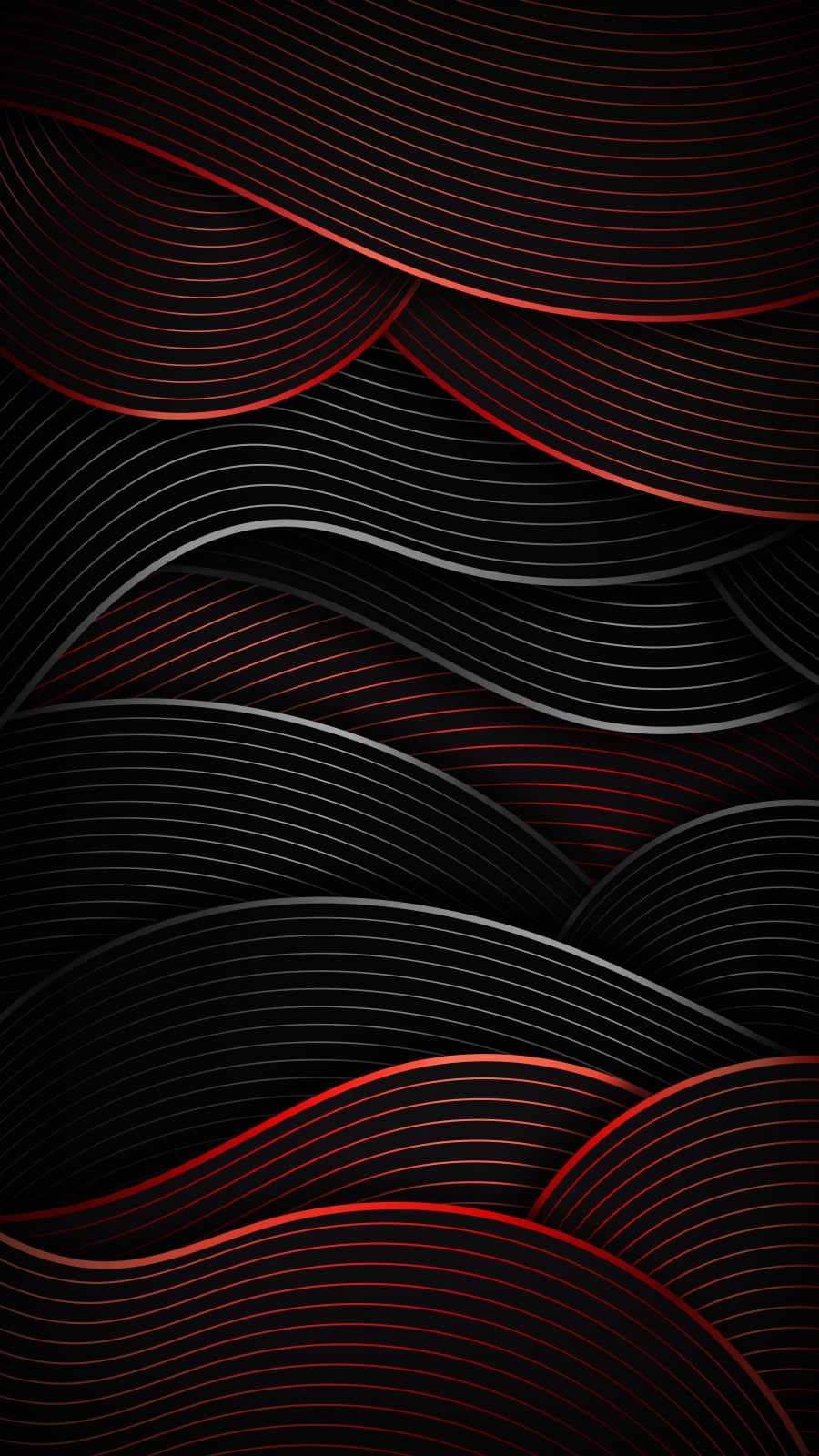 Abstract Waves iPhone Wallpaper