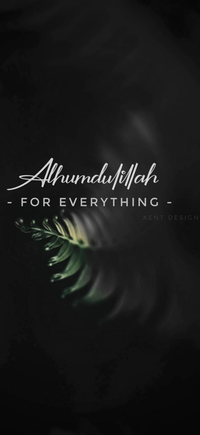 Alhamdulillah For Everything iPhone Wallpaper