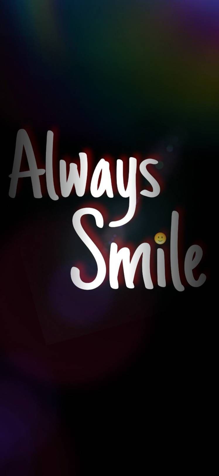 Always Smile iPhone Wallpaper