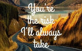 Always Take Risk Motivational iPhone Wallpaper
