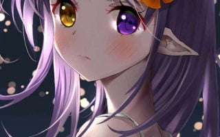 Anime Girl Looking