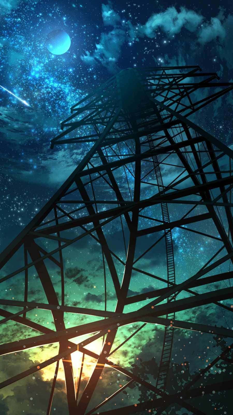 Anime Grid iPhone Wallpaper