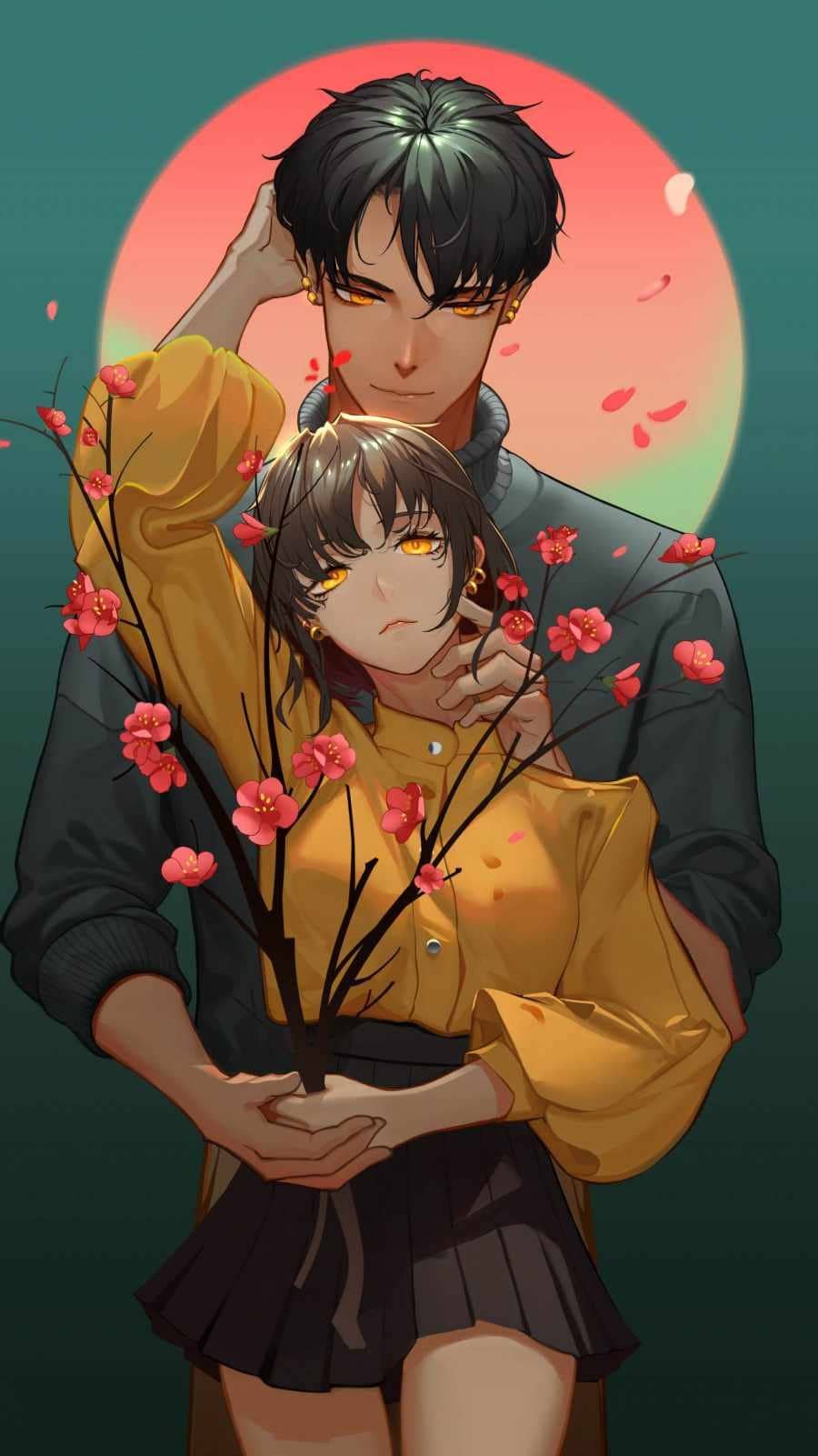 Anime Lovers iPhone Wallpaper