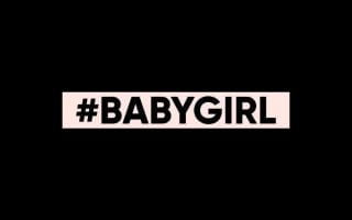 BABYGIRL iPhone Wallpaper Quote