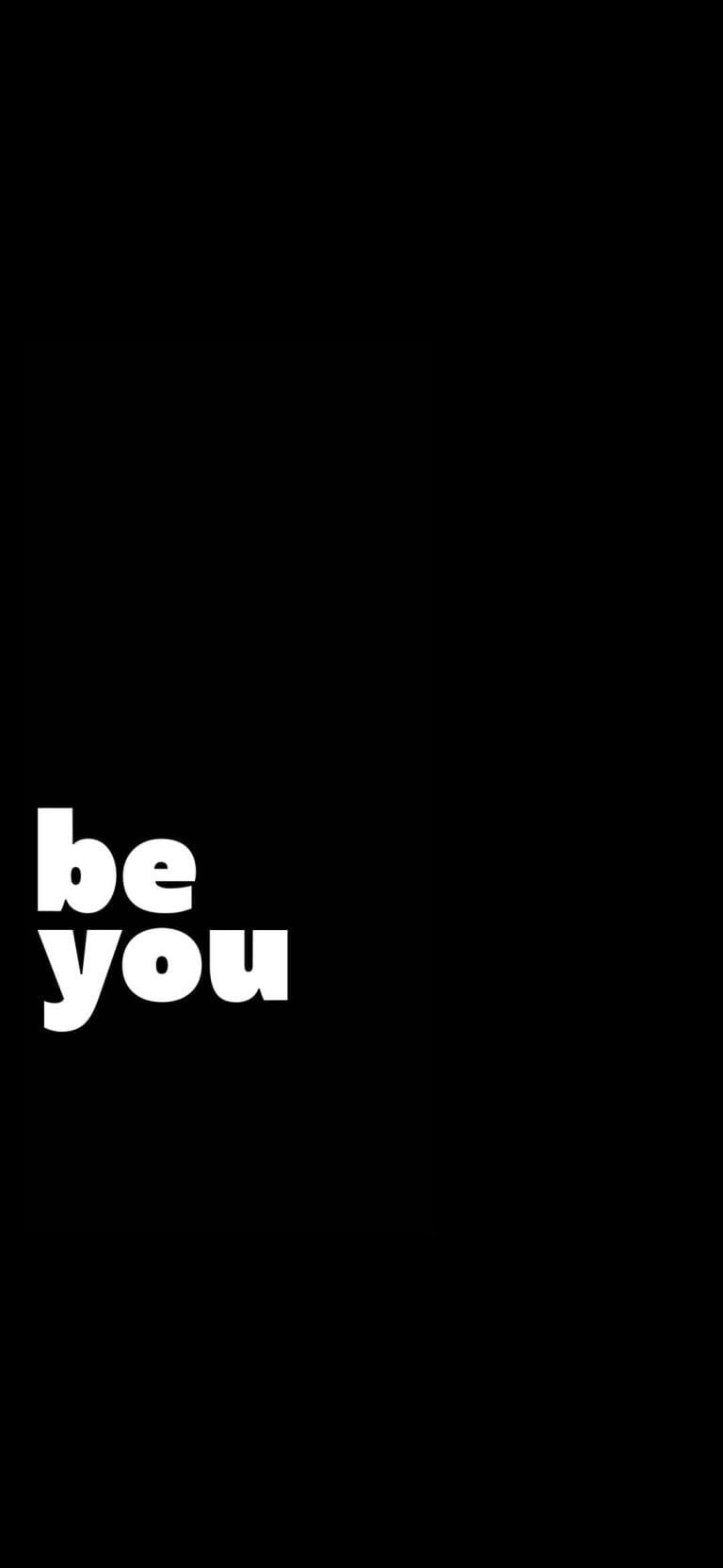 Be You Motivational Wallpaper