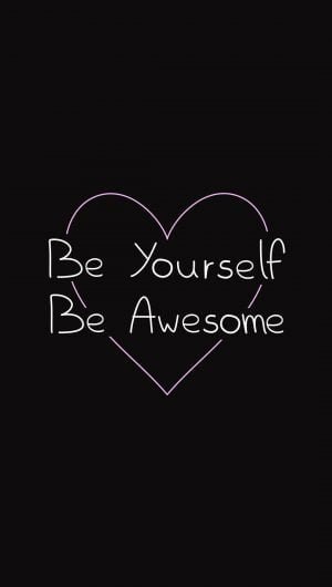Be Yourself Motivational Wallpaper