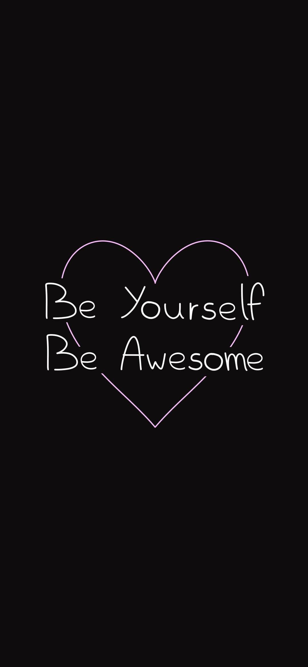 Be Yourself Motivational Wallpaper