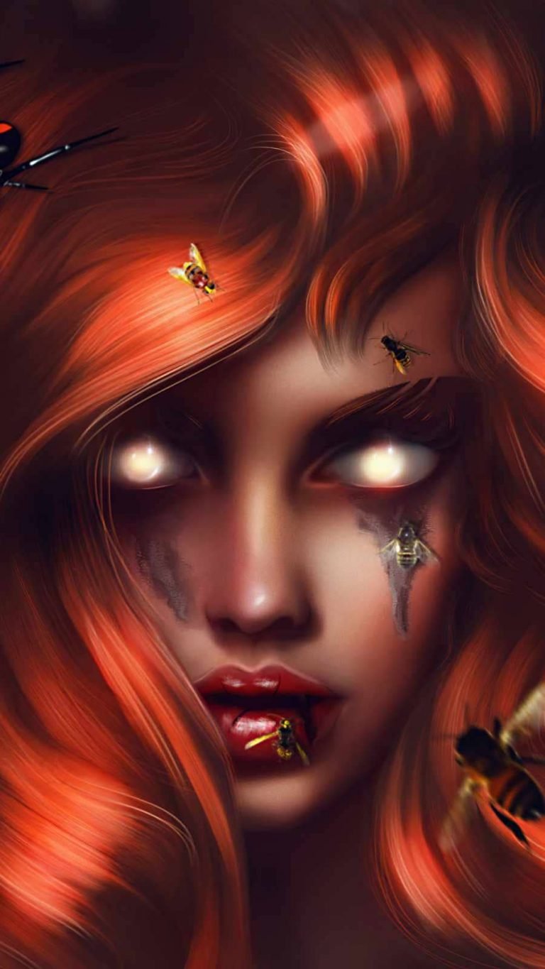 Bee girl Portrait