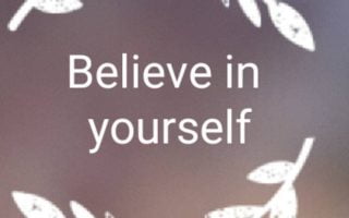 Believe In Yourself iPhone Wallpaper