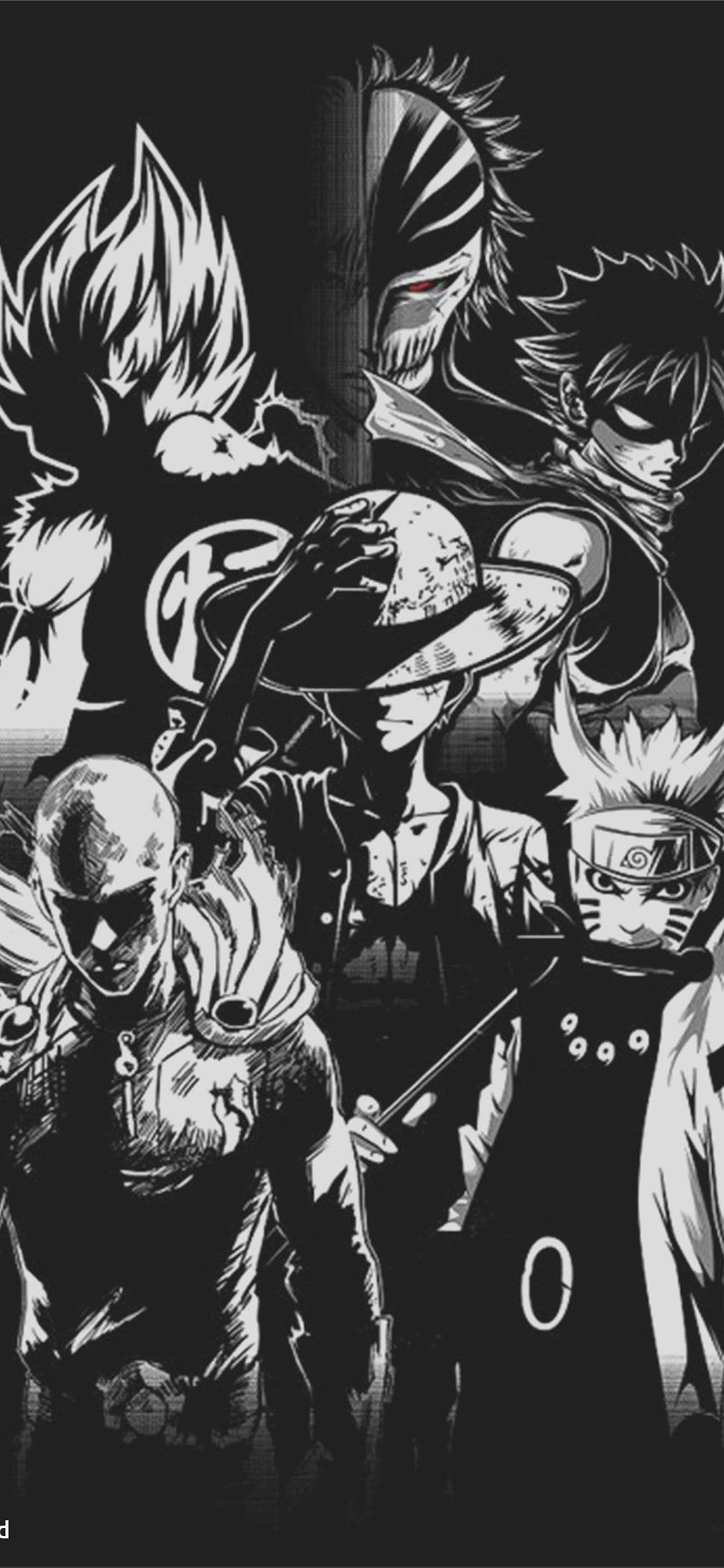 Black One Piece on Dog 4k wallpaper 1