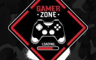 Camouflage Gamer Zone iPhone Wallpaper