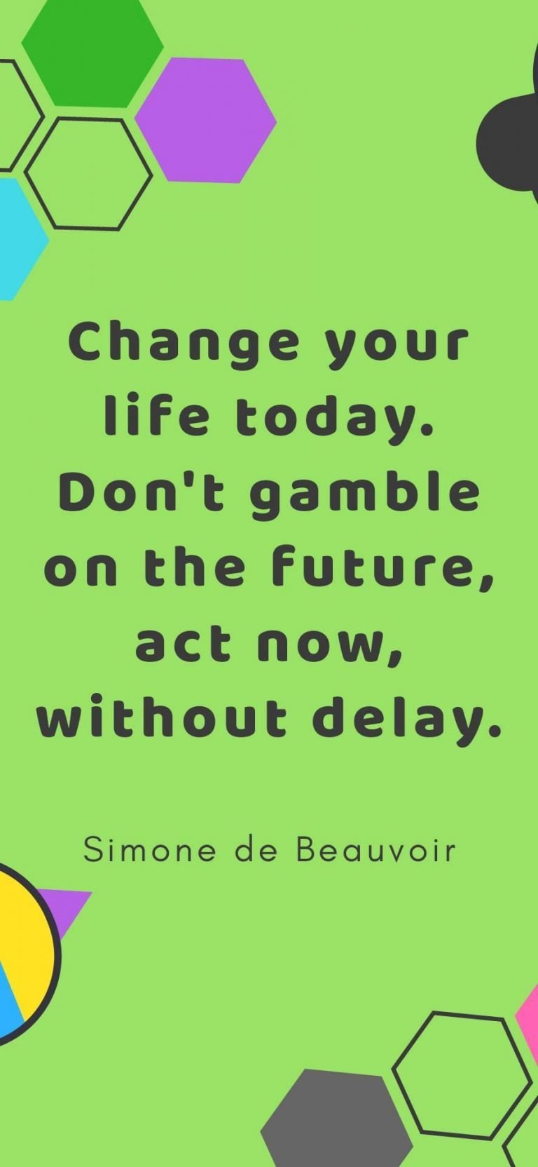 Change Your Live Today Motivational Wallpaper iPhone