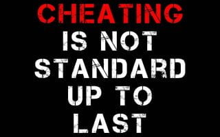 Cheating Is Not Standard Motivational Wallpaper