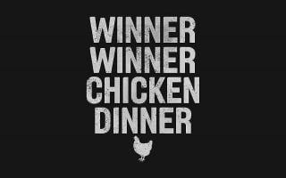 Chicken Dinner PUBG iPhone Wallpaper