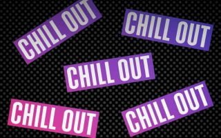 Chill Out iPhone Wallpaper Quote