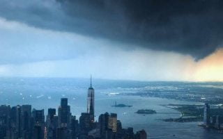 Cloudy New York City
