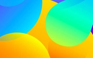 Colour Circles Abstract iPhone Wallpaper scaled