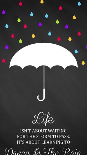 Dance In Rain Wallpaper iPhone