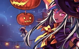 Danganronpa 2 Ibuki Mioda Halloween anime girls witch pumpkin