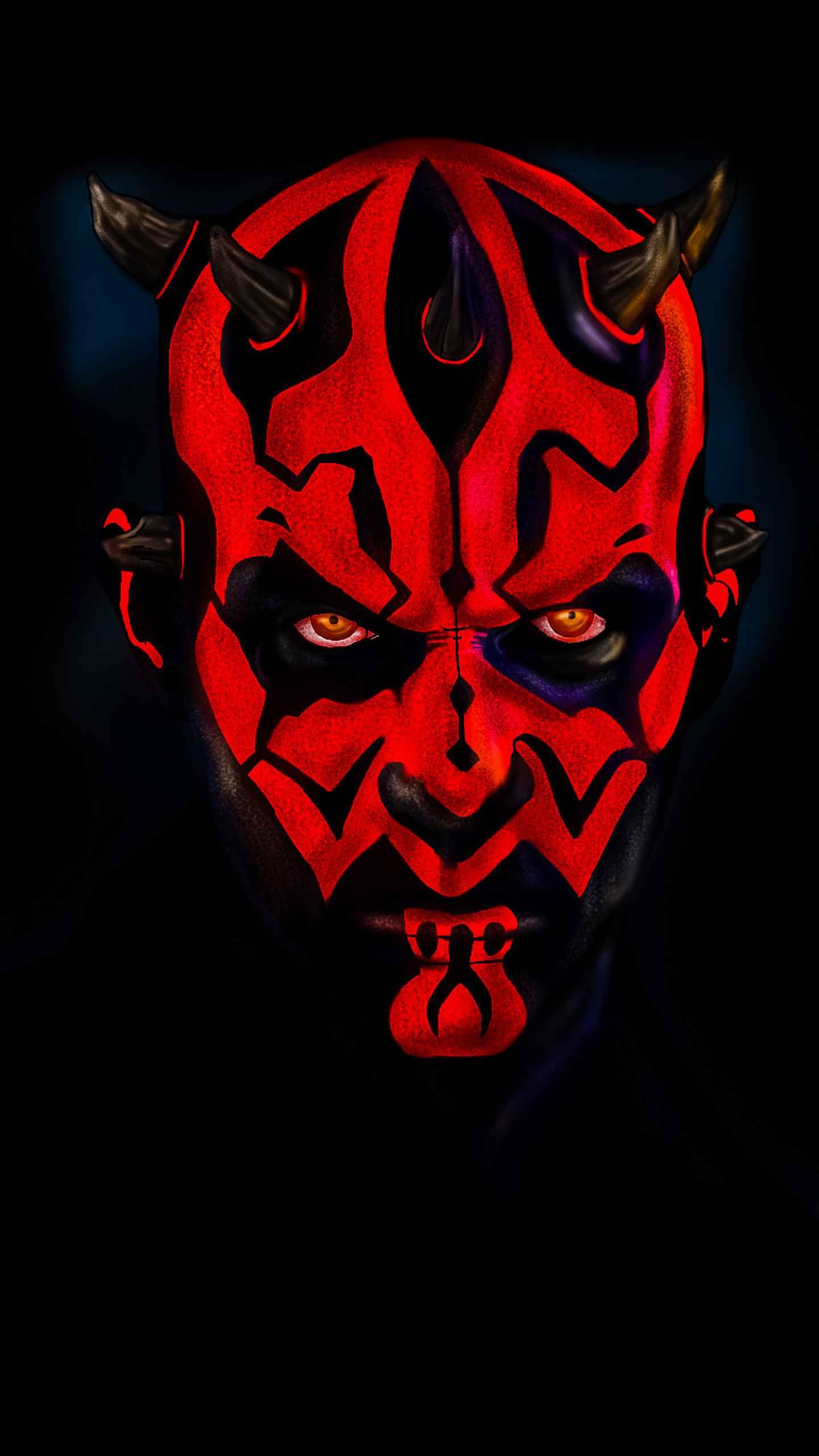 Dark maul iPhone Wallpaper