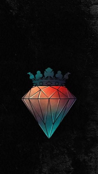 Diamond King iPhone Wallpaper