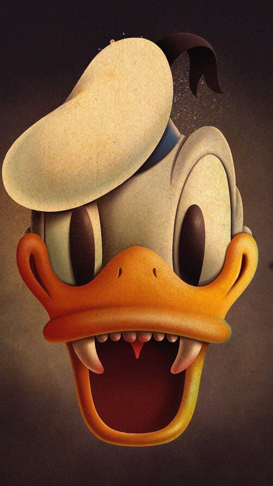Donald Duck Halloween iPhone Wallpaper