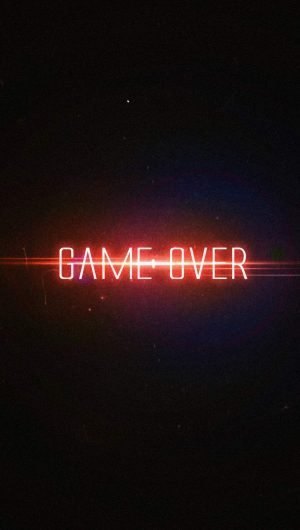 Game Over 4K iPhone Wallpaper