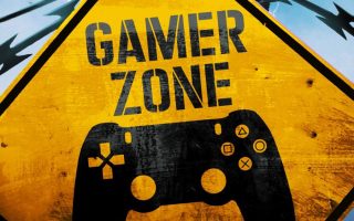 Gamer Zone Warning iPhone Wallpaper