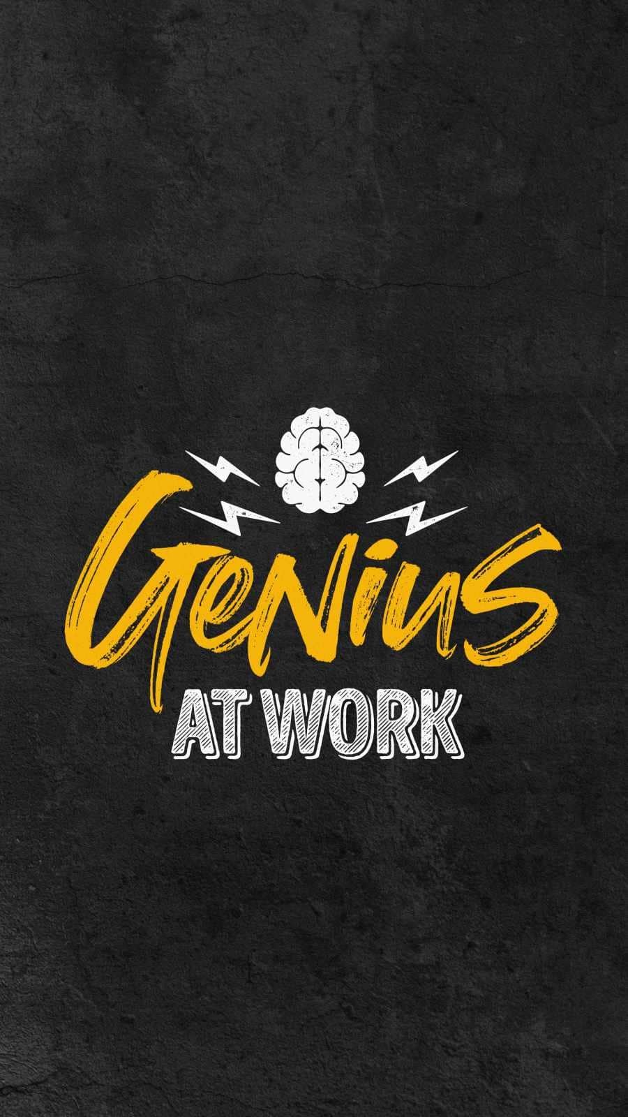 Genius at Work wallpapers iphone