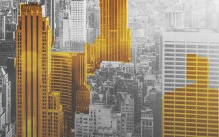 Golden New York iPhone Wallpaper