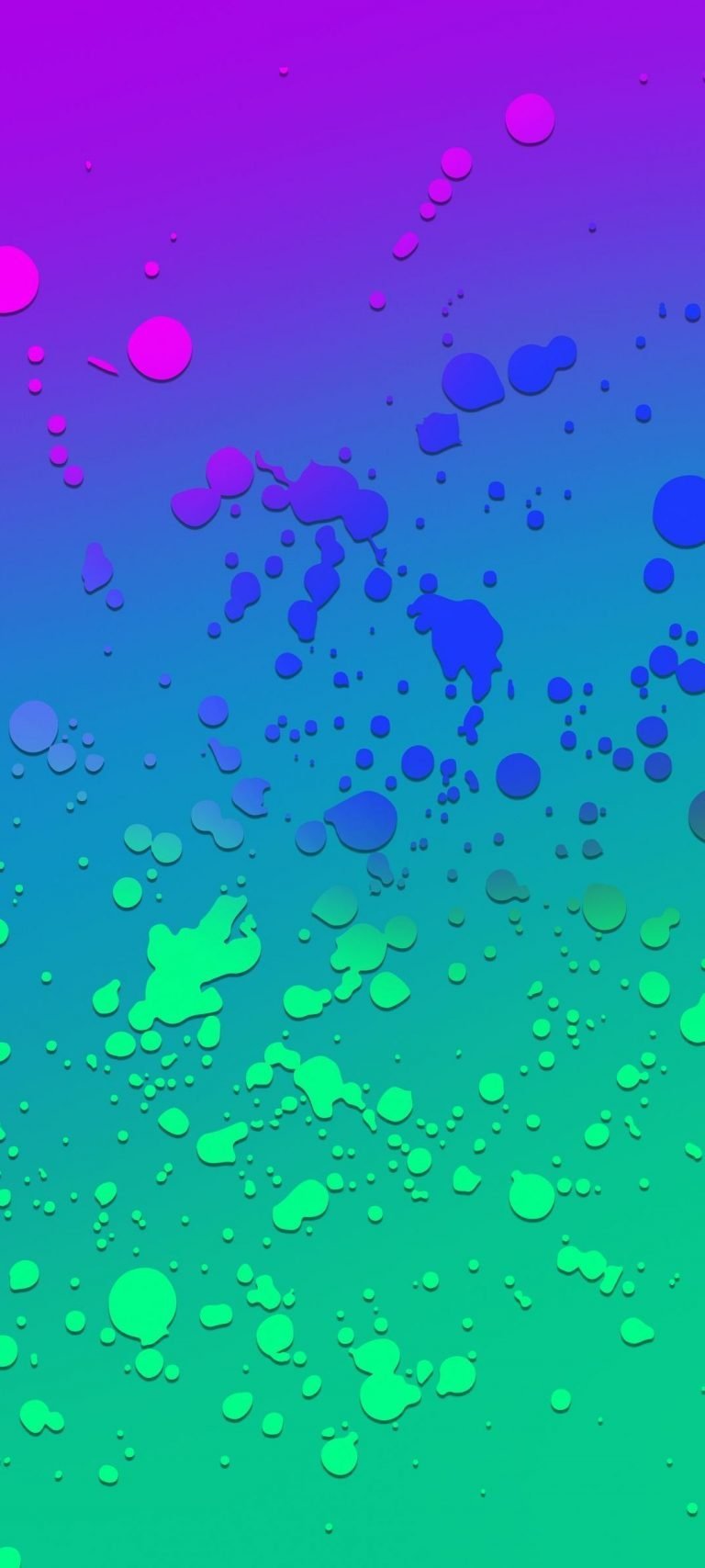 Gradient Color Splash Phone Wallpaper HD