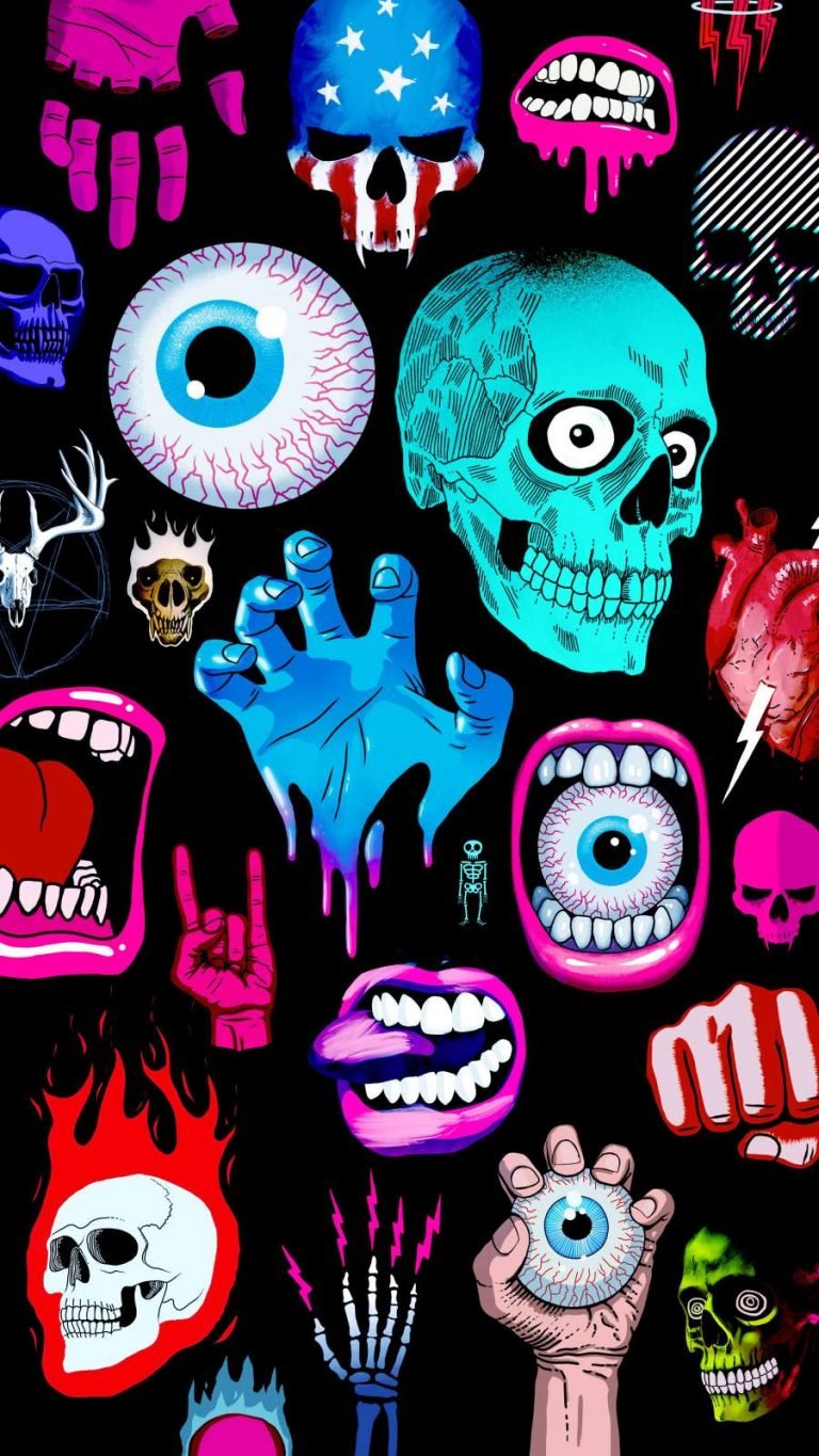 Halloween Bad Things iPhone Wallpaper