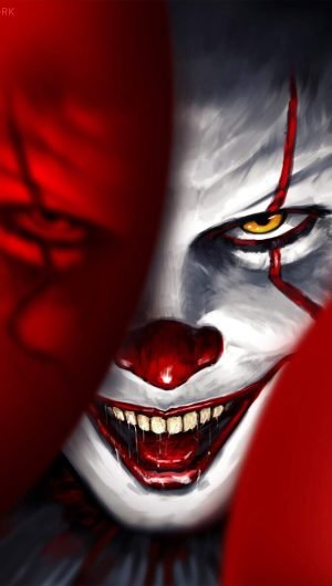 Halloween Clown iPhone Wallpaper