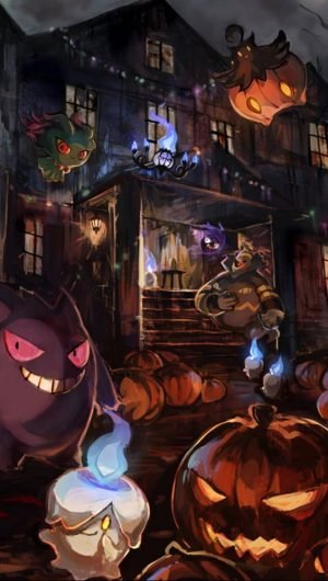Halloween Jacks pumpkin jack o lantern moon haunted 3d and abstract