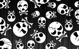 Halloween Skulls iPhone Wallpaper
