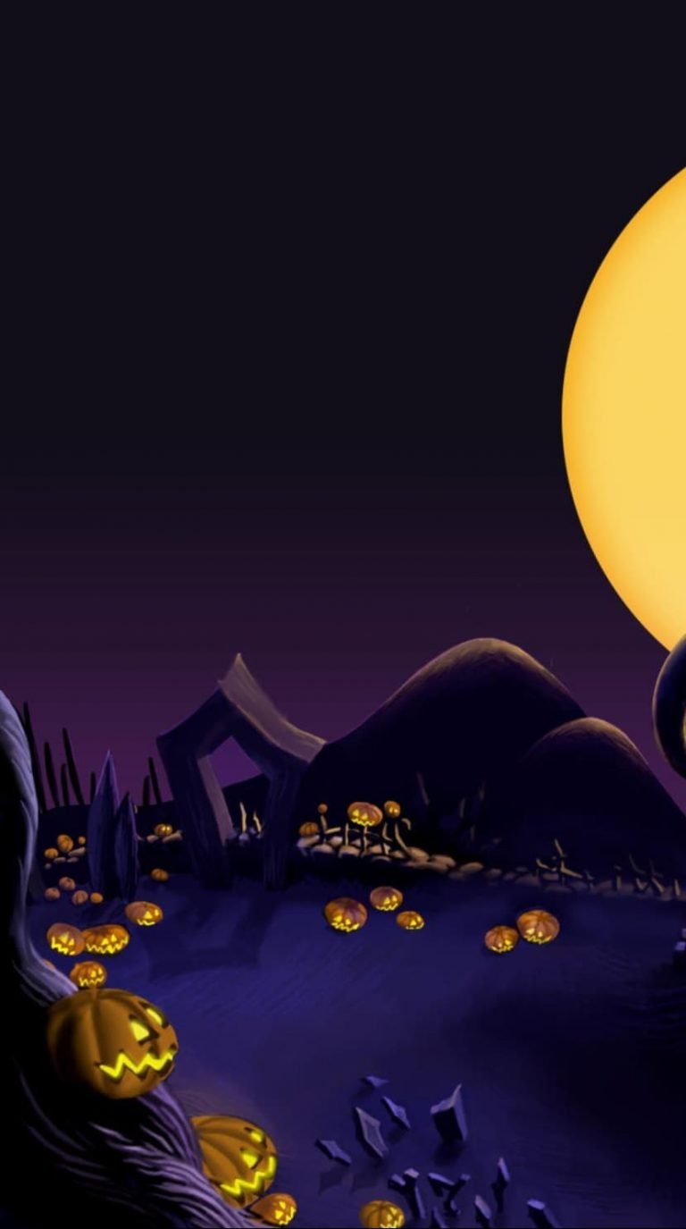 Halloween wallpaper Holidays jack o lanterns night