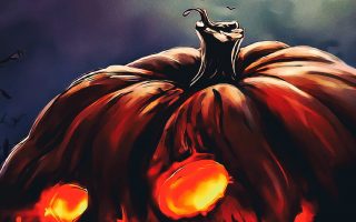 Halloween wallpapers Pumpkin Jack o Lantern wallpaper Holidays illuminated 2